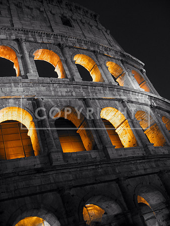 67. Colosseum at night